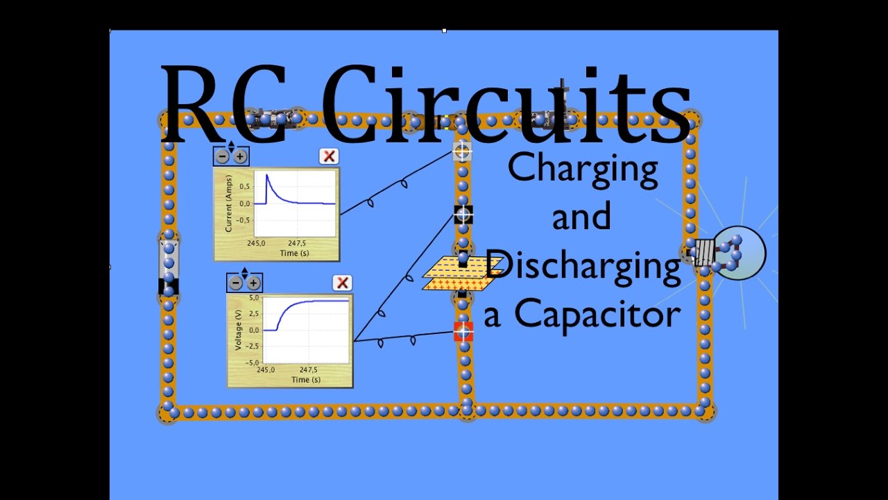 RC Circuits (3 of 8) Charging & Discharging a Capacitor ... circuit diagram current source 