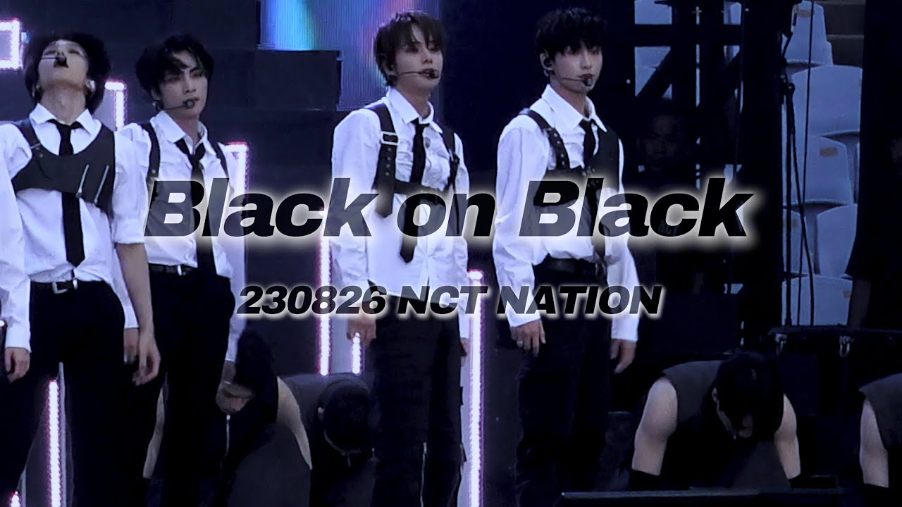 230826 엔시티 정우 - Black on Black 직캠(NCT JUNGWOO FOCUS)