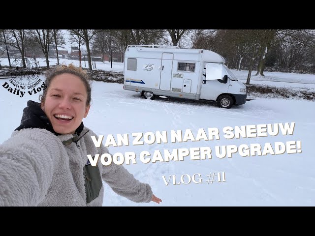 Van zon naar sneeuw. Even terug in België voor camper upgrade | #11