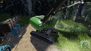FS19 LOGGING ON AXE MOUNTAIN EP#1  TIMELAPSE!!