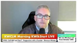 Morning KWikStart LIVE - Friday, July 31, 2026