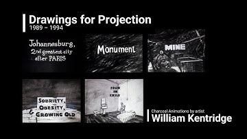Extracts of 5 Charcoal Animations by artist William Kentridge (HIGH RES) 1989 - 1994