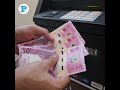 The Eidiya ATMs allow users to withdraw QR5, QR10, QR50, and QR100 denominations