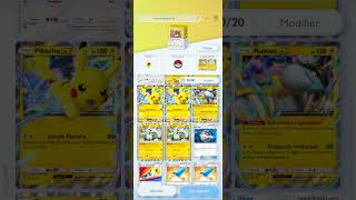 POKÉMON POCKET DECK PROFIL  VOLTALI/PIKACHU EX #pokemon #deckprofil #pokemonfan  #pokemonpocket