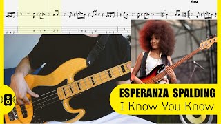 Esperanza Spalding - I Know You Know Good Bass Line Tabs Бас Табы tab