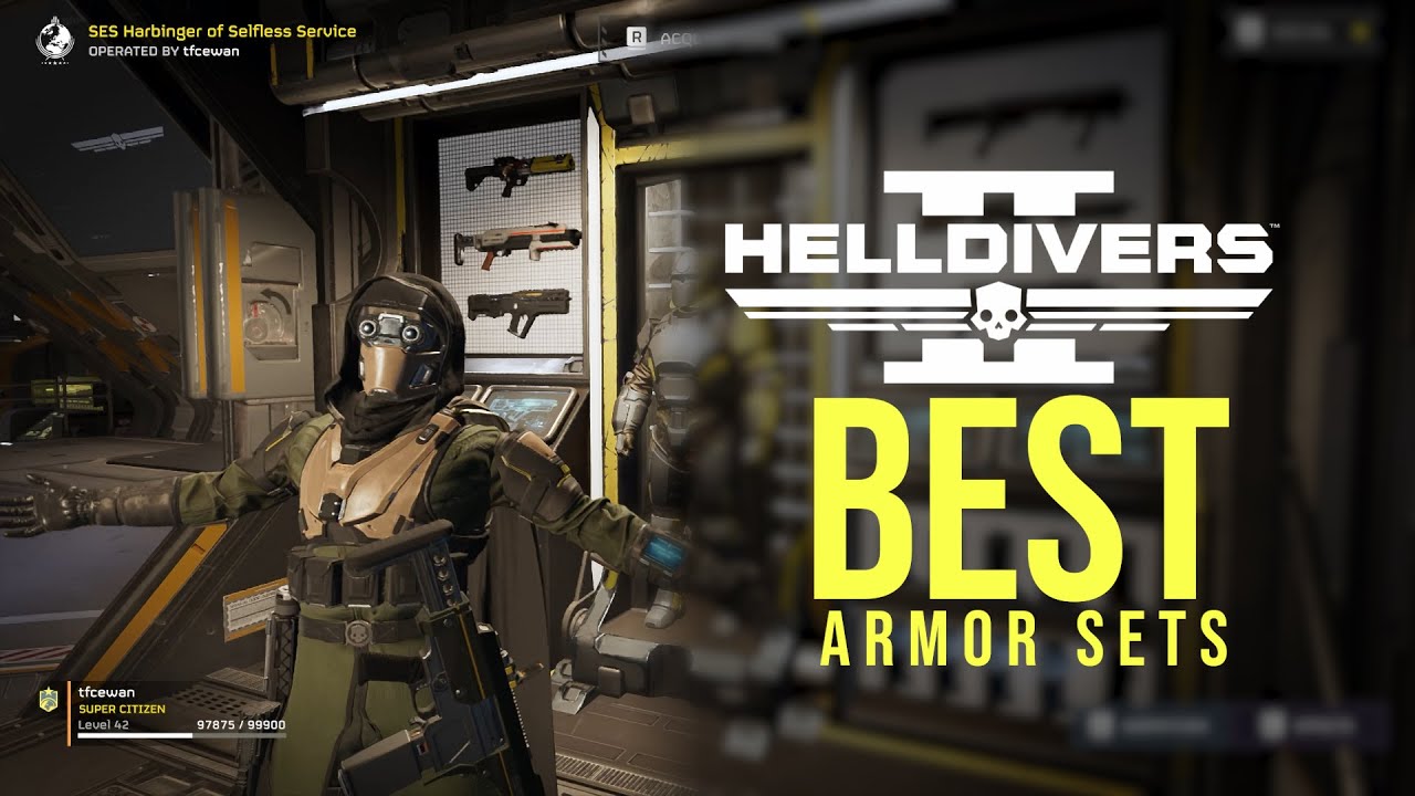 BEST ARMOR BUILD in Helldivers 2 - YouTube