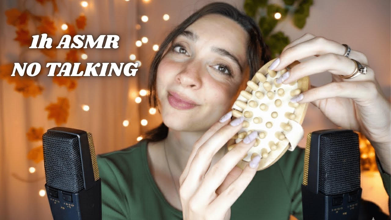 1H ASMR to study, work, sleep | No Talking