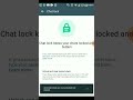 Kuchotsa Manambala Ku Whatsapp Locked Chat