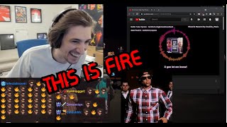 XQC REACTS TO HIS NEW SONG ON GTA 5 RP ! Feat OTT - 