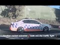BAD DRIVING AUSTRALIA # 31 , Dummy's , hatchback sandwich , pole down , cops