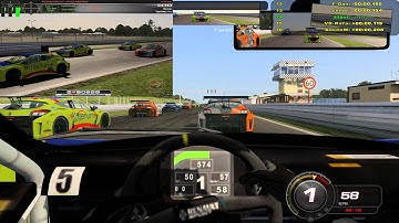 rFactor2 Megane Trophy Multiplayer Race Poznan BIG START CRASH rfactor 2 Gameplay