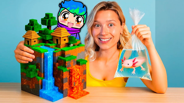 Construi un Mundo de Minecraft para mi ajolote real 🐟🌺🌎 / Carlos Infinito REACCIONA AquariumInfo