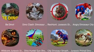 Be Dino!, Dino Clash: Dinosaur Warfare, RexHunt: Jurassic Dino Hunter, Angry Dinosaur City Rampage screenshot 4