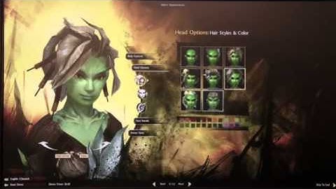 Guild Wars 2 - Sylvari Character Creation [Gamescom 2011]