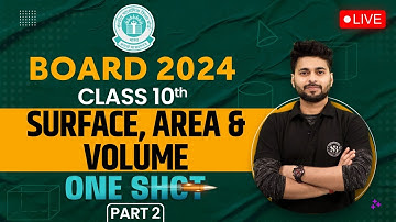 CBSE Class 10 Maths | Class 10 Surface Area & Volume One Shot | Toofan Series | Maths By Prince Sir