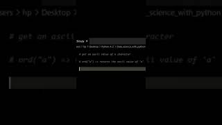 Get Ascii Value In Python Learn Ord In Python
