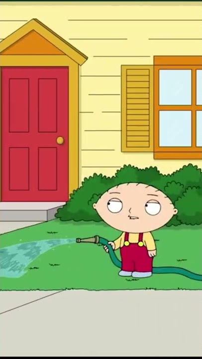 Stewie helps Cleveland with his wardrobe