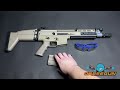 Автомат Cyma Scar-L sand для игры в гидробол: сборка и тестовая стрельба