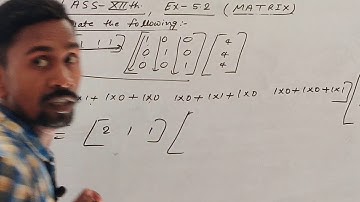 Matrix Class 12 KC Sinha  Ex-5.2 QN-6to 8(I)