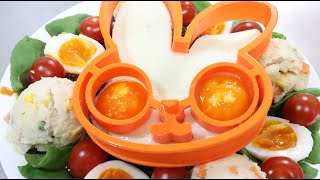 Easter Egg Rabbit Dish Cooking Video Bunnyside Up Breakfast Mold Kitchen Gadget