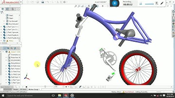 #Assembly of bicycle design in solidwork
