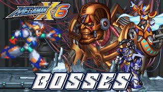 Mega Man X6 - All Bosses (X | No Damage | Xtreme)