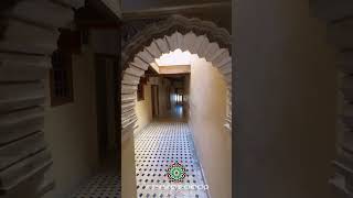 The Al-Attarine Madrasa school in Fes, Morocco, near the Al-Qarawiyyin Mosque. It was built by the M