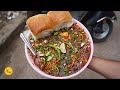 Mumbai style spicy fried misal pav rs 90 only l ahmedabad street food