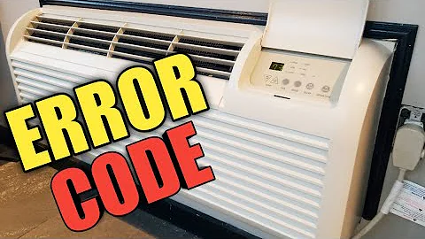 How to find out GE PTAC air conditioner error code