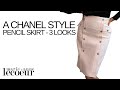 🇫🇷 How To Style A Chanel Look Pencil Skirt - 5 Outfits