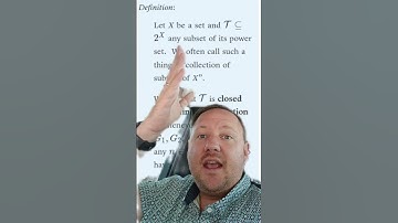 De echte analyseminuut! - Video 0070 - Topologie-eigenschappen: afsluiting onder snijpunt