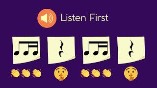 Rhythm Game Level 9 (Eighth Notes, Sixteenth Notes & Sixteenth Rests)