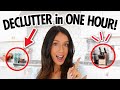 10 Tricks to DECLUTTER Your Entire Home In ONE-HOUR!