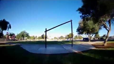 Mobula 7 FPV Whoop - Park Flight Around & Through Trees