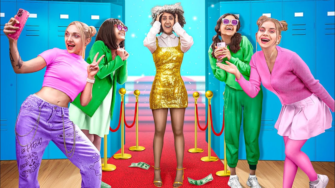 Armes Mädchen Wird Mega-Reich-Armer vs Reicher Schüler / Wie Man in der Schule Geld Verdient