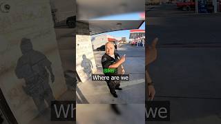 Biker Confronted By Cop While Parking !😱