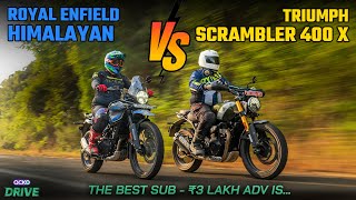 Royal Enfield Himalayan vs Triumph Scrambler 400 X Comparison | Off-road, Touring, Price And More