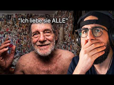 Er hat Bilder von JEDER SEINER EHEFRAUEN an der Wand...