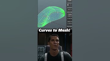 Transforms bezier curve into detailed mesh surfaces🔥