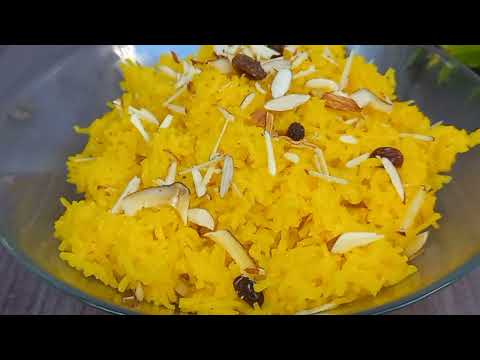 Zarda Recipe || Meehty Chawal Ka Zarda | Zarda Rice | By Cooking With Passion