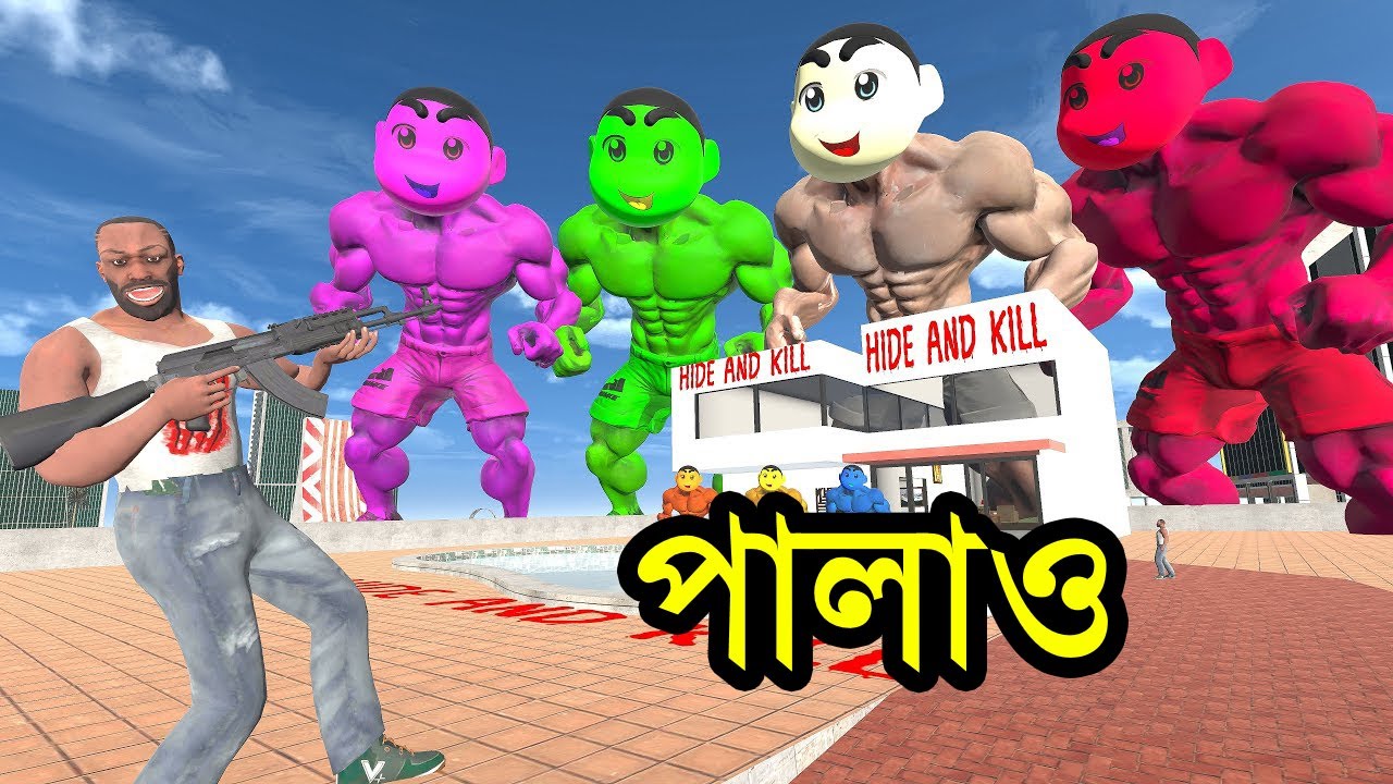 Франклин играет в прятки и убийства с сильнейшим Синчаном в Indian Bike Driving 3D