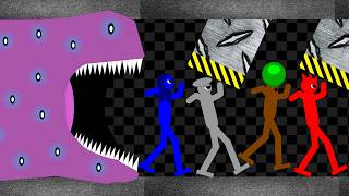 Survival Sprunki Race - Run From African Nightcrawler