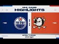 NHL Highlights | Oilers vs. Ducks - April 7, 2025