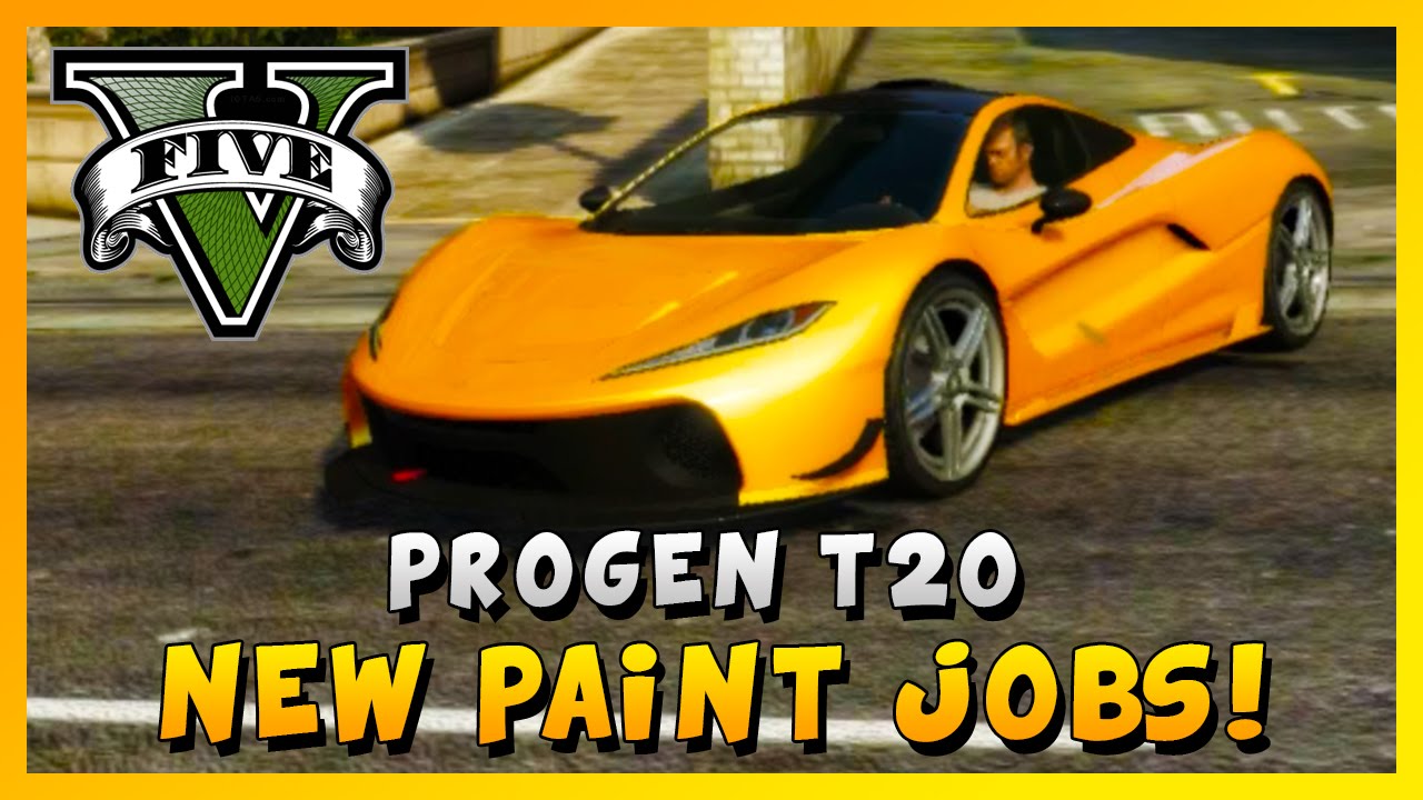 GTA 5 "3 AWESOME NEW PAINT JOBS" "PROGEN T20" (Ill Gotten Gains