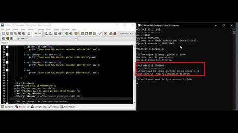 KIRIKKALE ÜNİVERSİTESİ | ELEKTRONİK HABERLEŞME TEKNOLOJİLERİ | C PROGRAMLAMA | VİZE ÖDEVİ