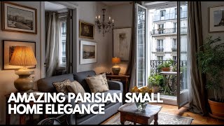 Amazing Parisian Small Home: How to Blend Vintage Elegance with Fresh Modern Style