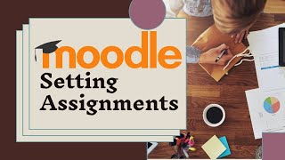 Moodle  How to create a text assignments for your students to complete #moodle #teachonline