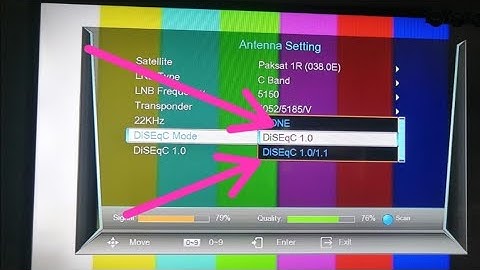 How To Use 4 Port & 8 Port Diseq Switch | Full Receiver Setting