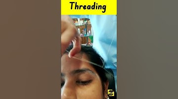 Eyebrow Threading || Beautician Course || Parlour Training #shorts #shortsvideo #itibiswanath