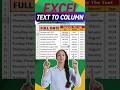 Excel Pro Trick: Convert Any Text to Column in Excel
